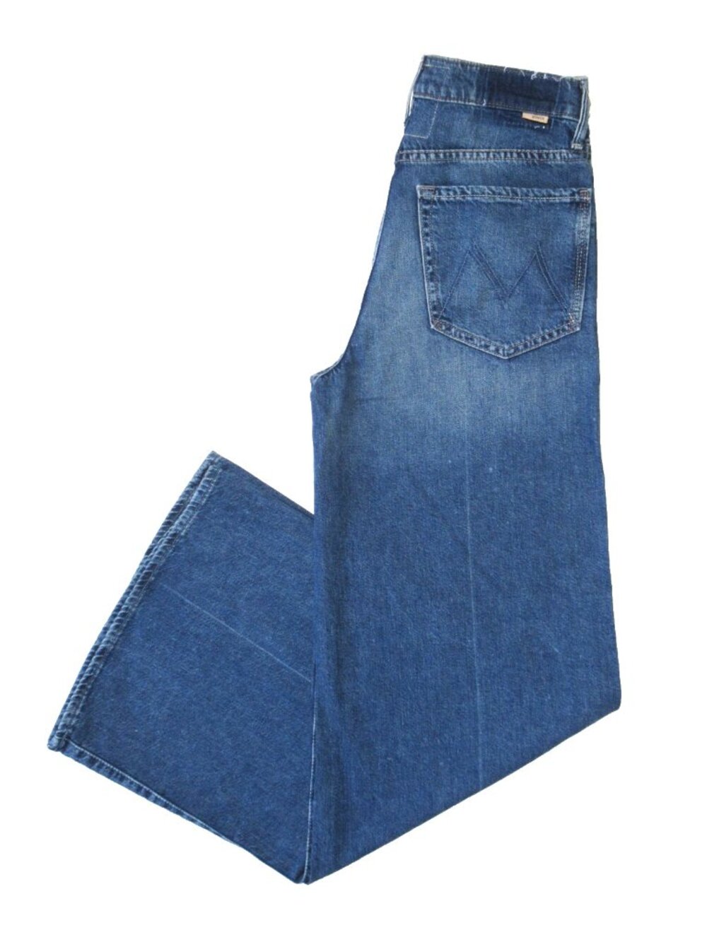 NWT Mother The Undercover Sneak in Rags To Riches Rigid Wide Leg Jeans 26 - Picture 11 of 11